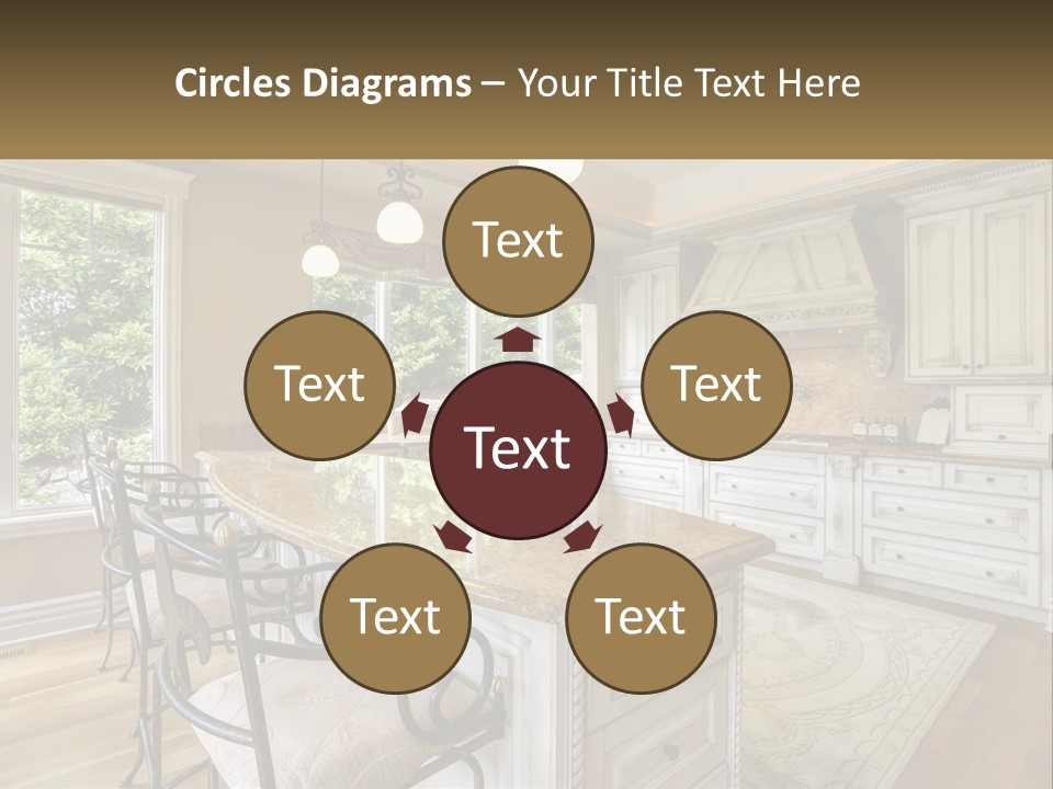 Classic Kitchen Interior PowerPoint Template