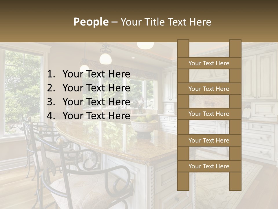 Classic Kitchen Interior PowerPoint Template