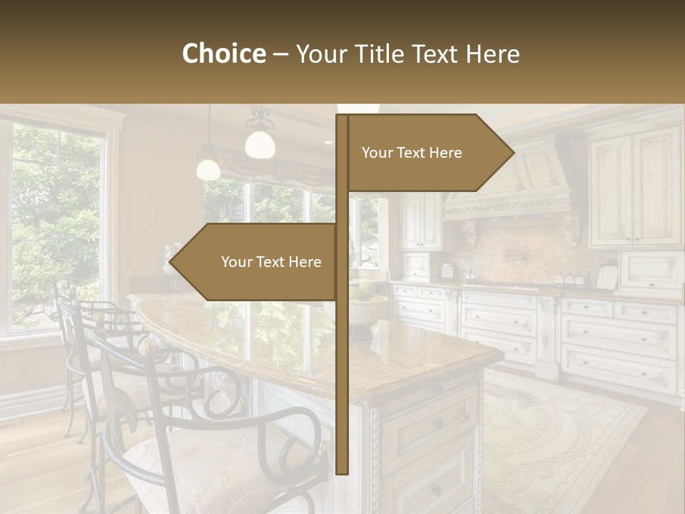 Classic Kitchen Interior PowerPoint Template