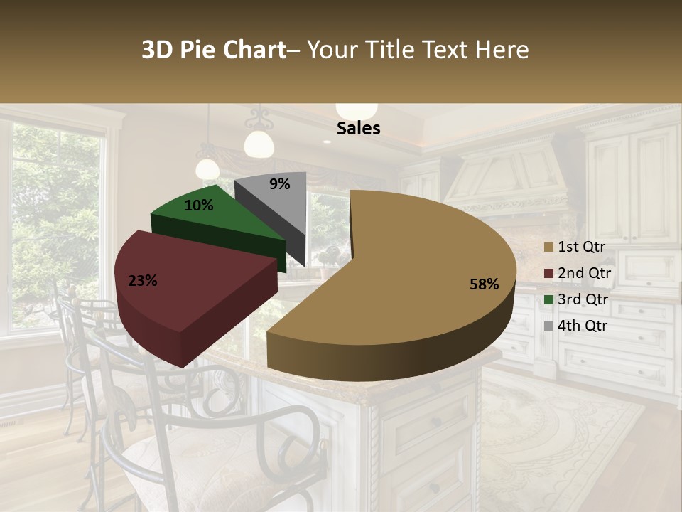 Classic Kitchen Interior PowerPoint Template