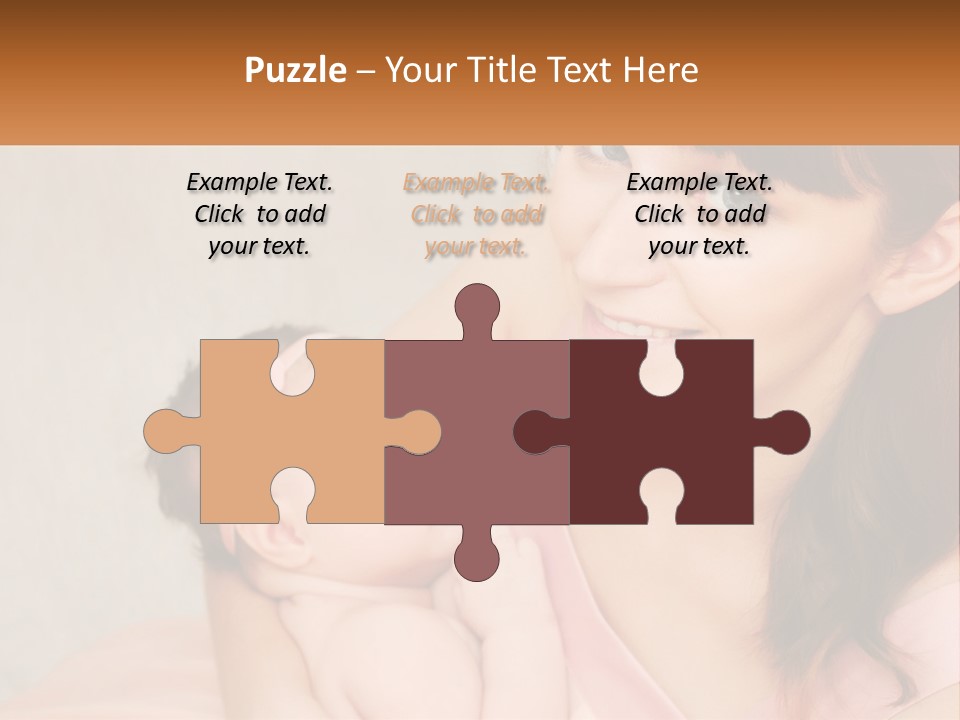 Mom With Baby PowerPoint Template