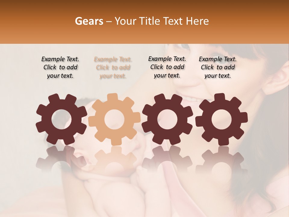 Mom With Baby PowerPoint Template