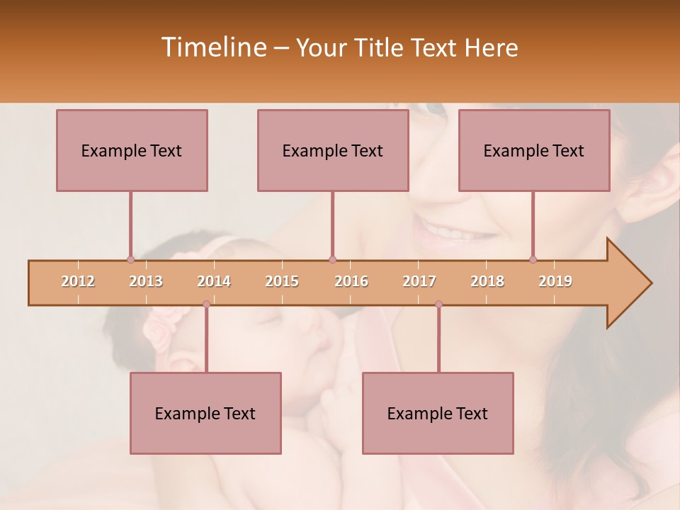 Mom With Baby PowerPoint Template