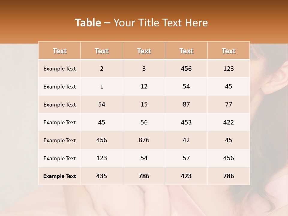 Mom With Baby PowerPoint Template