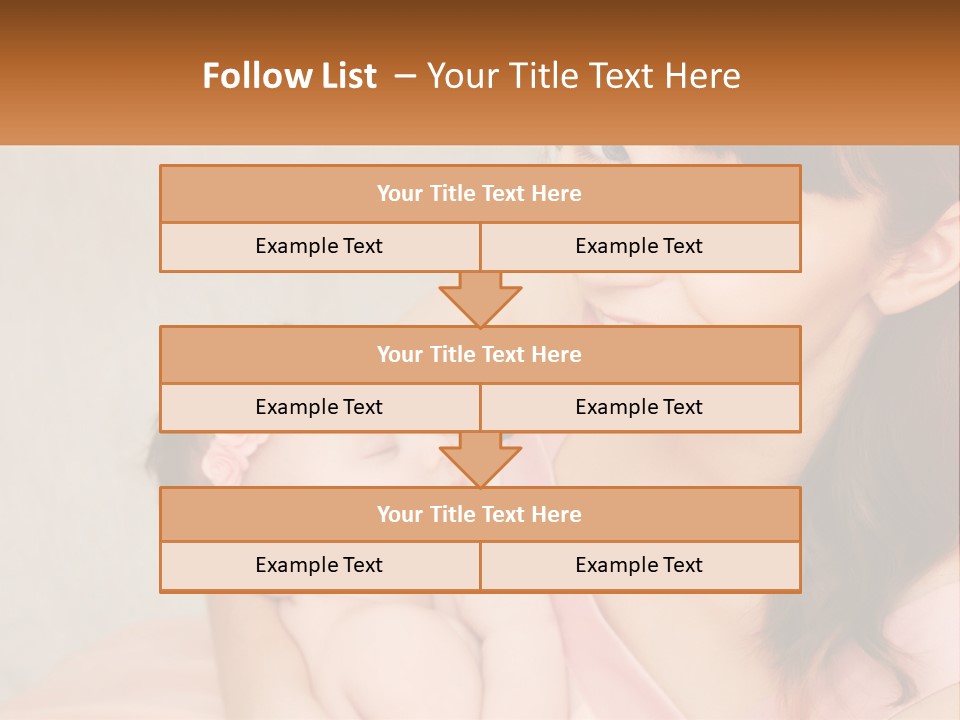 Mom With Baby PowerPoint Template