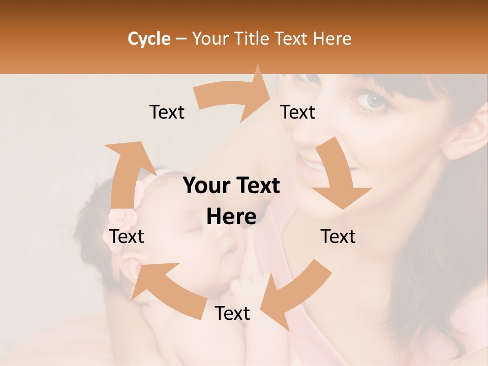 Mom With Baby PowerPoint Template