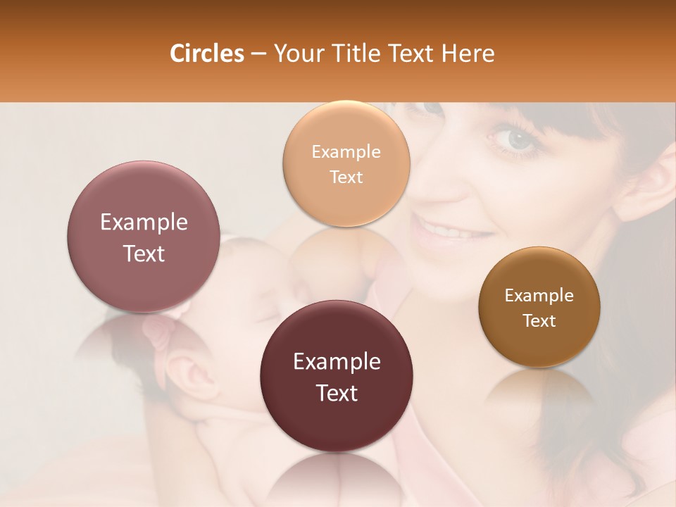 Mom With Baby PowerPoint Template