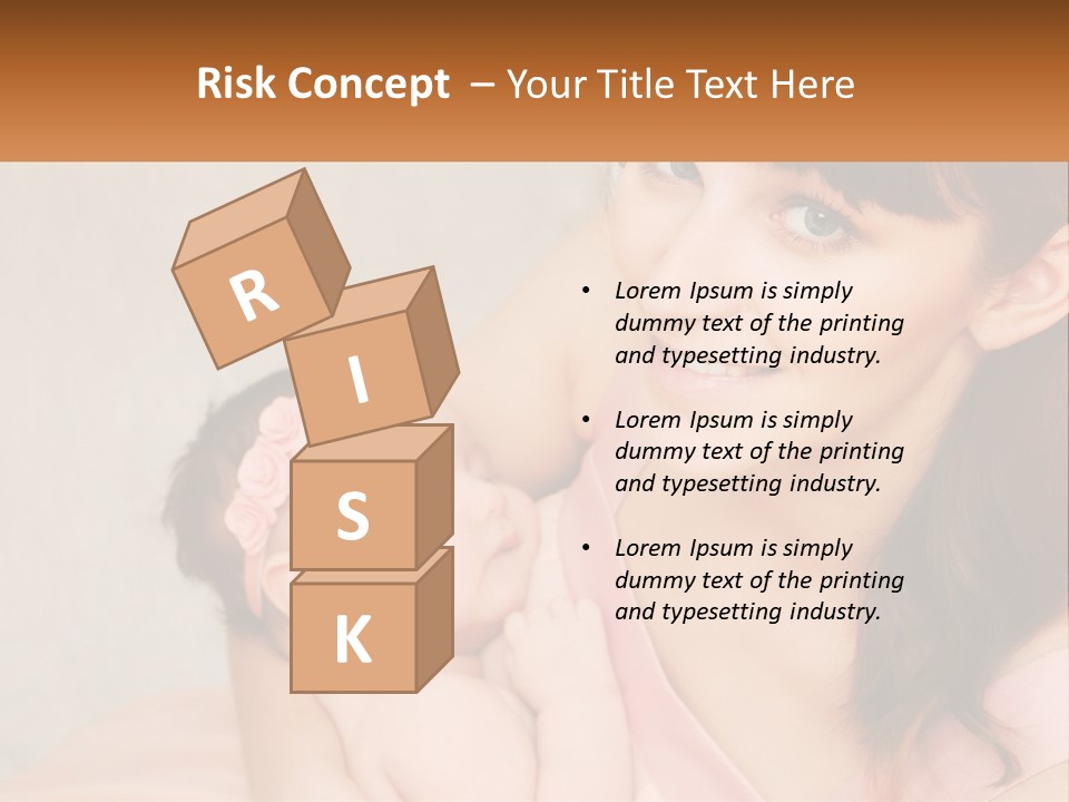 Mom With Baby PowerPoint Template