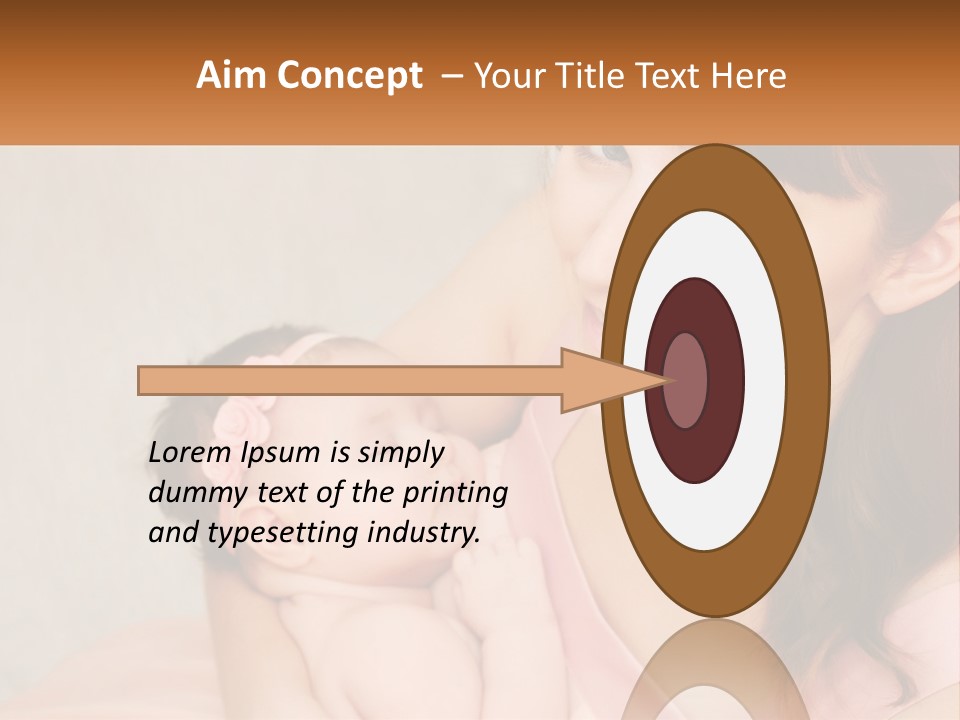 Mom With Baby PowerPoint Template