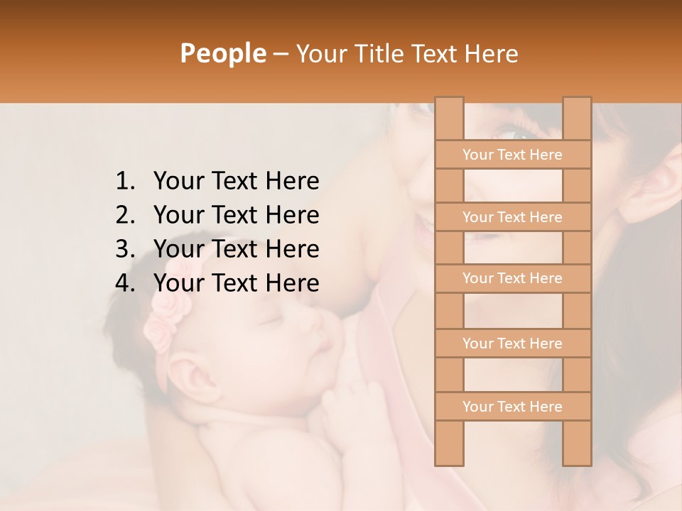 Mom With Baby PowerPoint Template