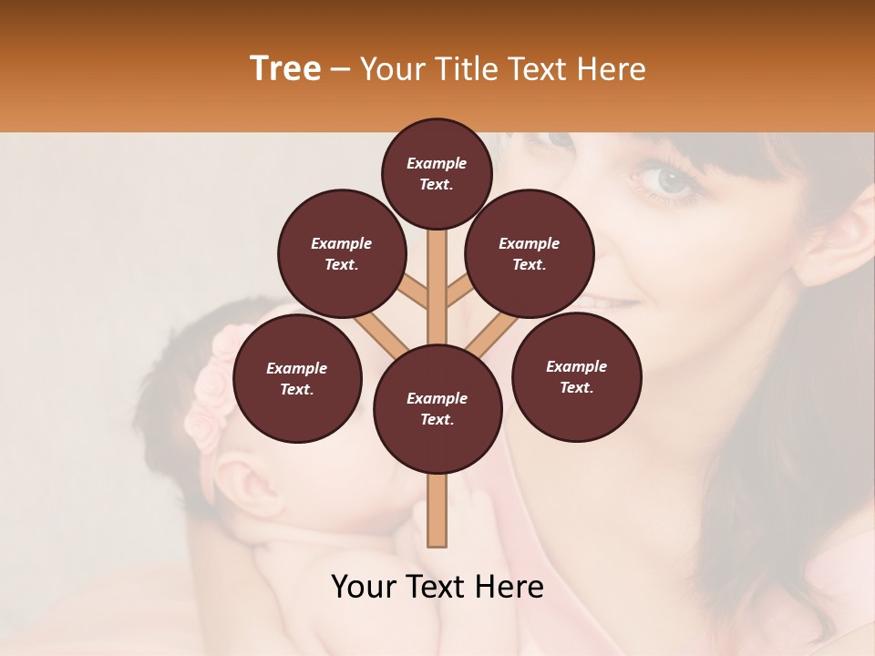 Mom With Baby PowerPoint Template