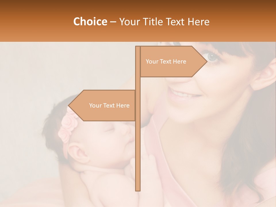 Mom With Baby PowerPoint Template