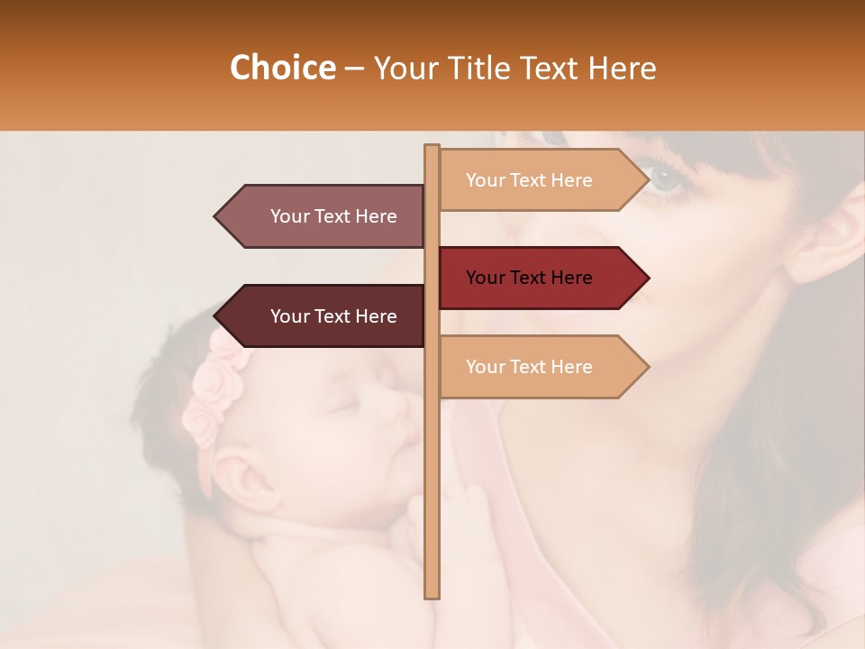 Mom With Baby PowerPoint Template