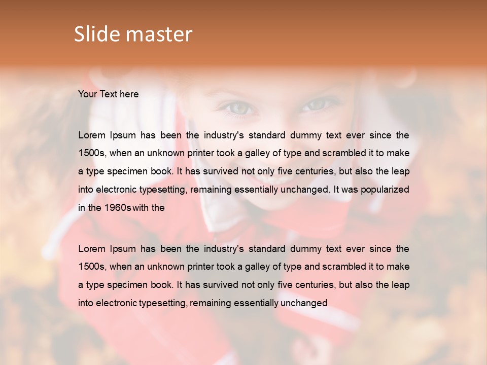 Smiling Girl PowerPoint Template