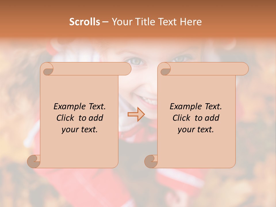 Smiling Girl PowerPoint Template