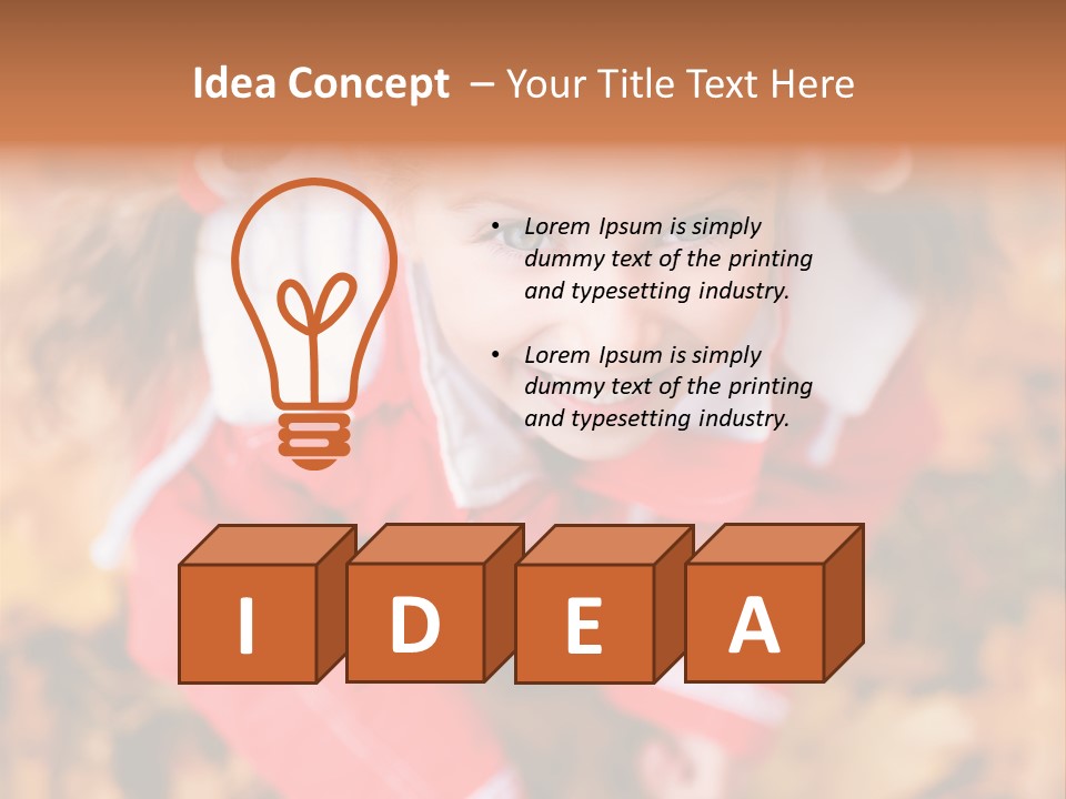 Smiling Girl PowerPoint Template