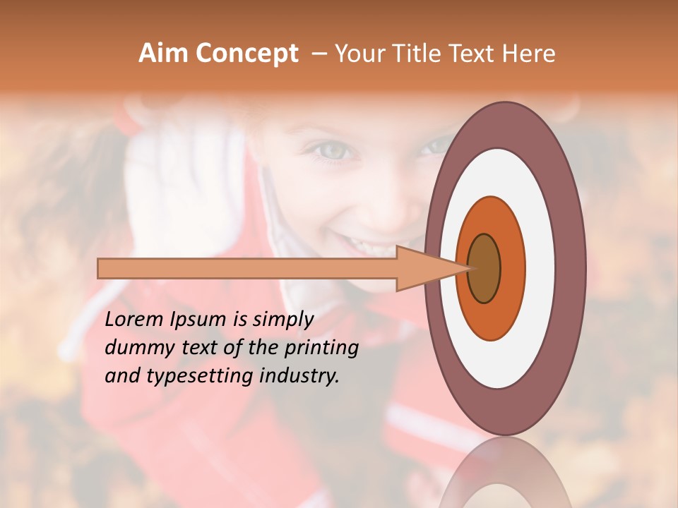 Smiling Girl PowerPoint Template