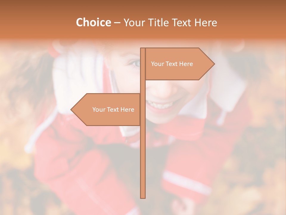 Smiling Girl PowerPoint Template