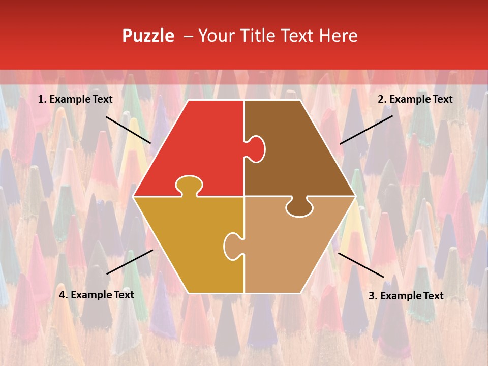 Set Of Pencils PowerPoint Template