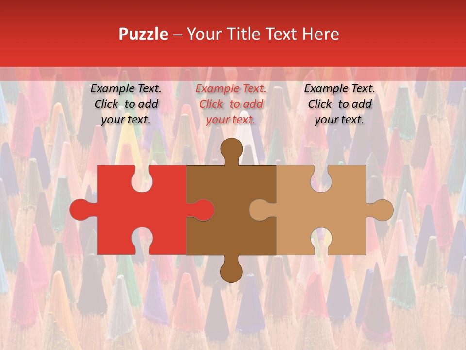 Set Of Pencils PowerPoint Template