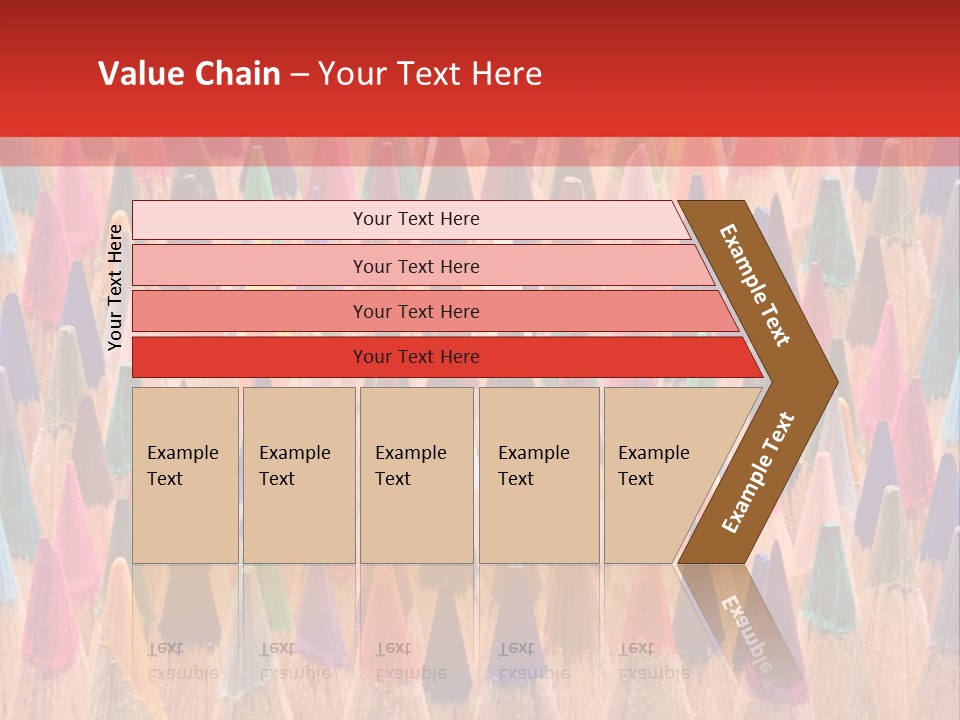 Set Of Pencils PowerPoint Template