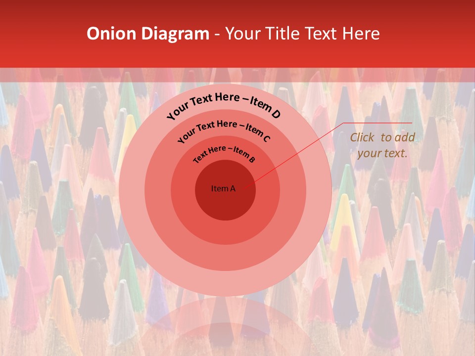 Set Of Pencils PowerPoint Template