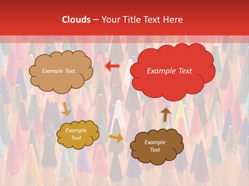 Set Of Pencils PowerPoint Template