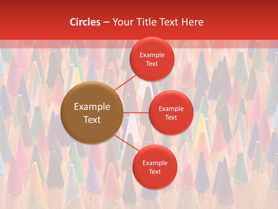 Set Of Pencils PowerPoint Template