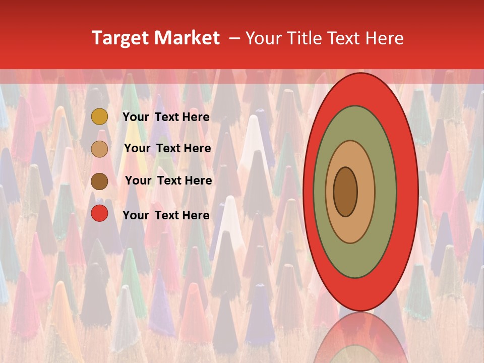 Set Of Pencils PowerPoint Template