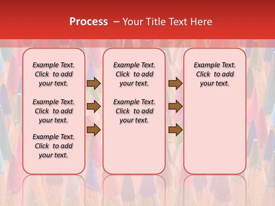 Set Of Pencils PowerPoint Template
