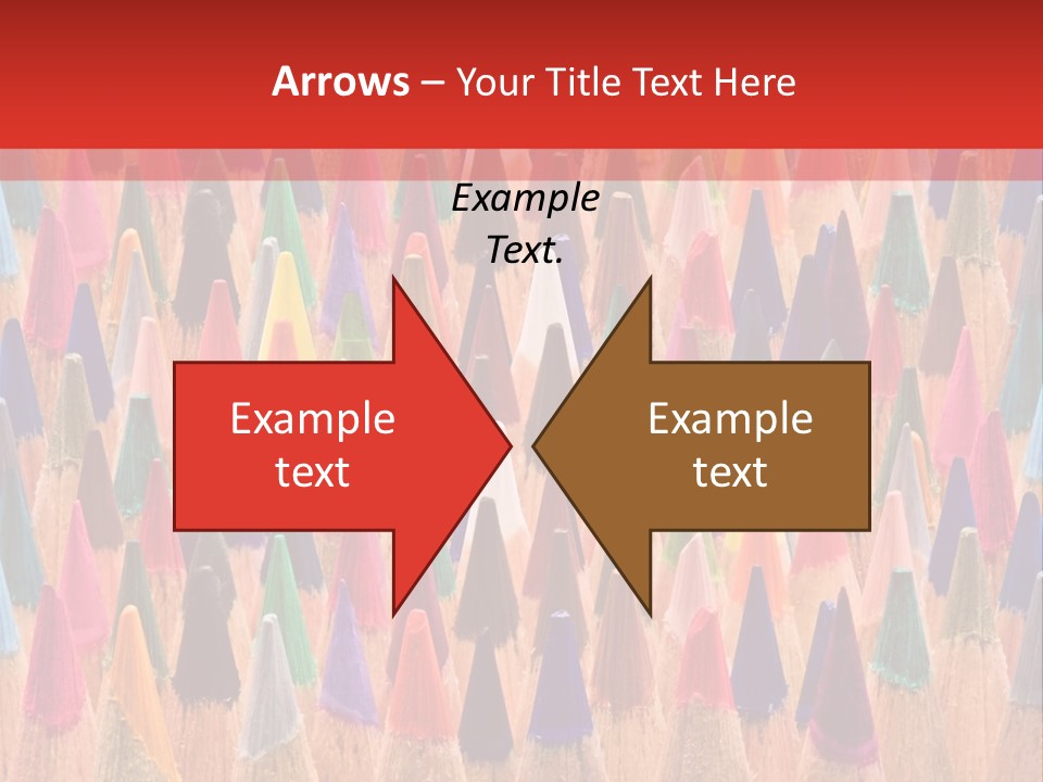 Set Of Pencils PowerPoint Template