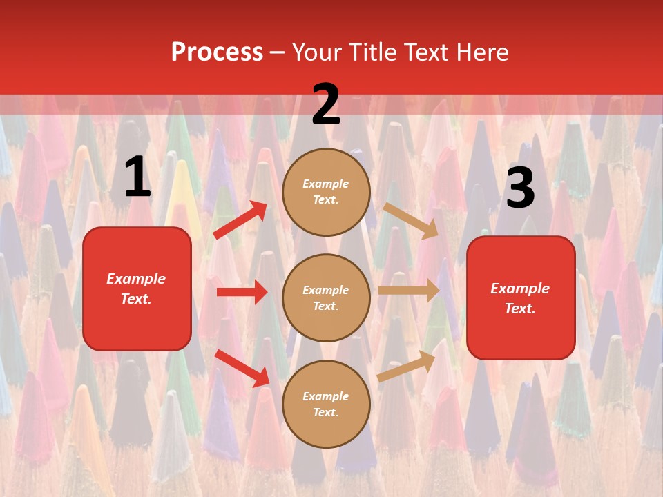 Set Of Pencils PowerPoint Template