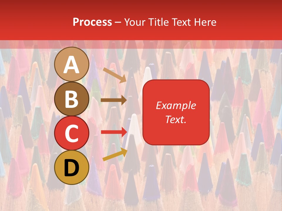 Set Of Pencils PowerPoint Template