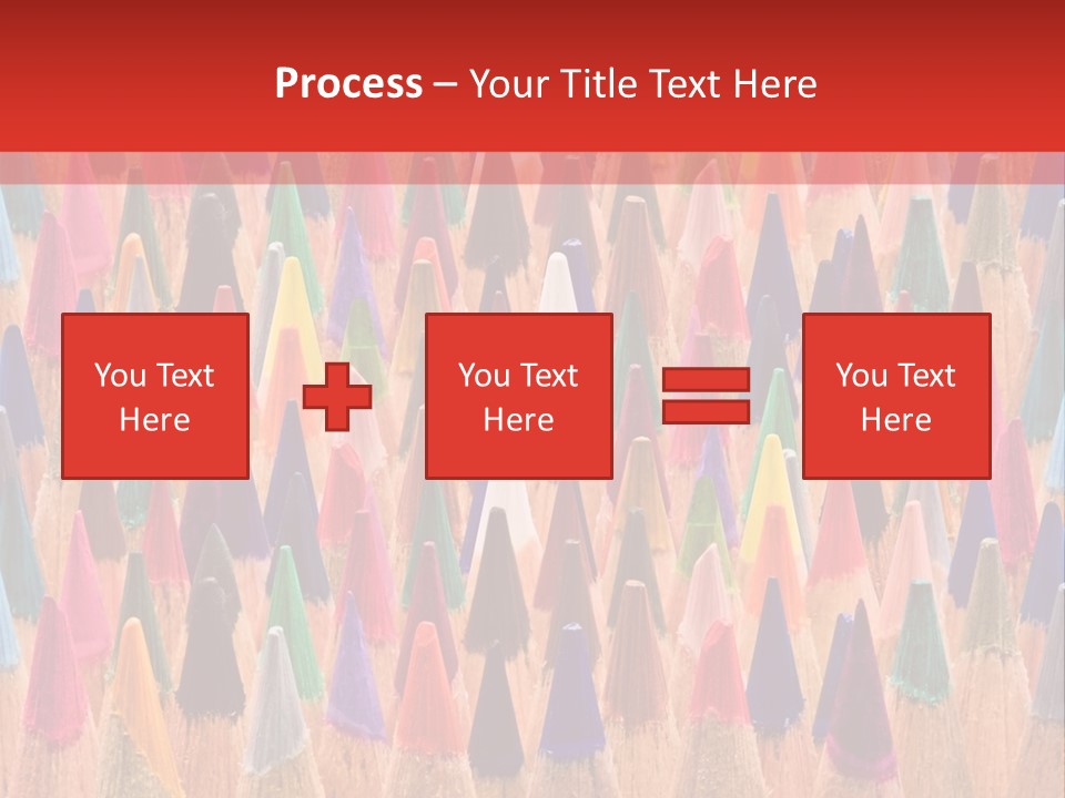 Set Of Pencils PowerPoint Template