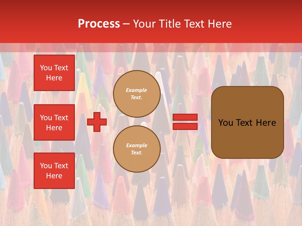 Set Of Pencils PowerPoint Template