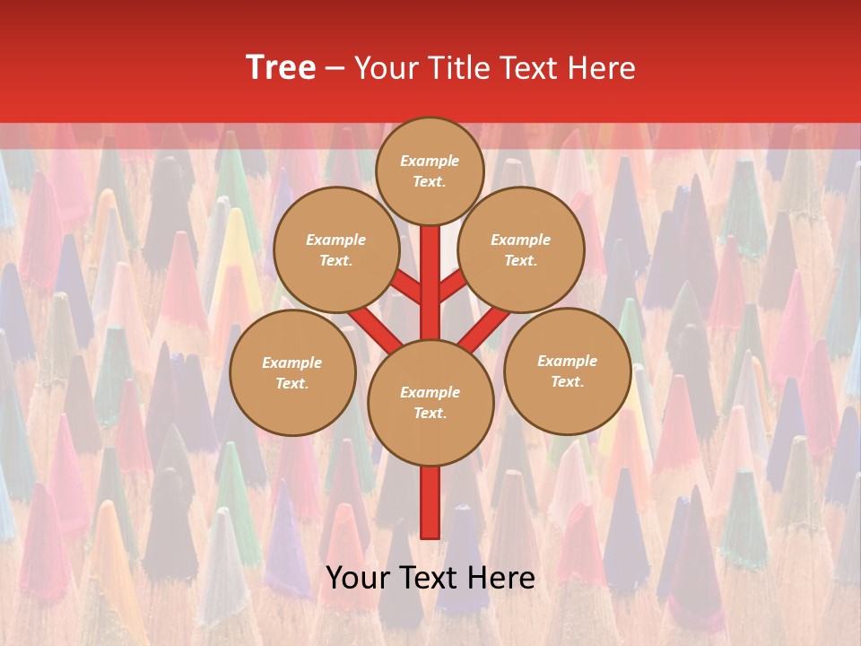 Set Of Pencils PowerPoint Template