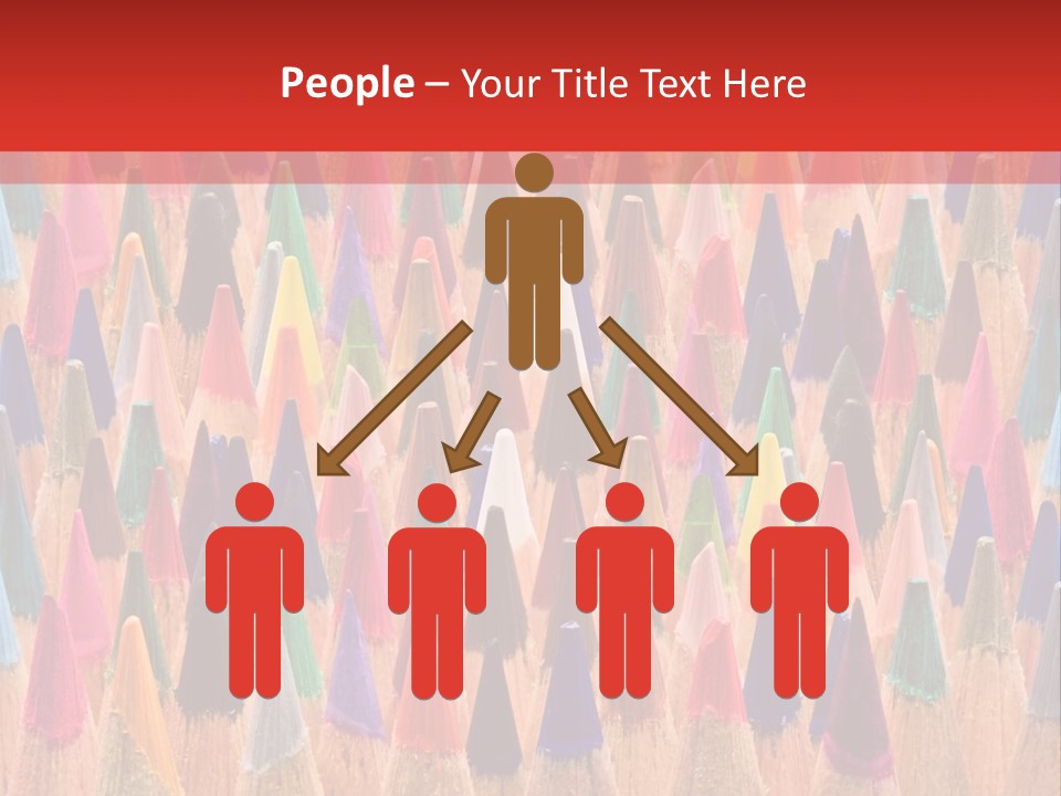 Set Of Pencils PowerPoint Template