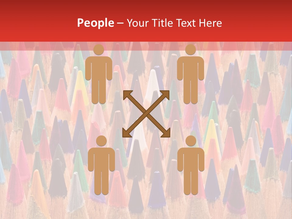 Set Of Pencils PowerPoint Template