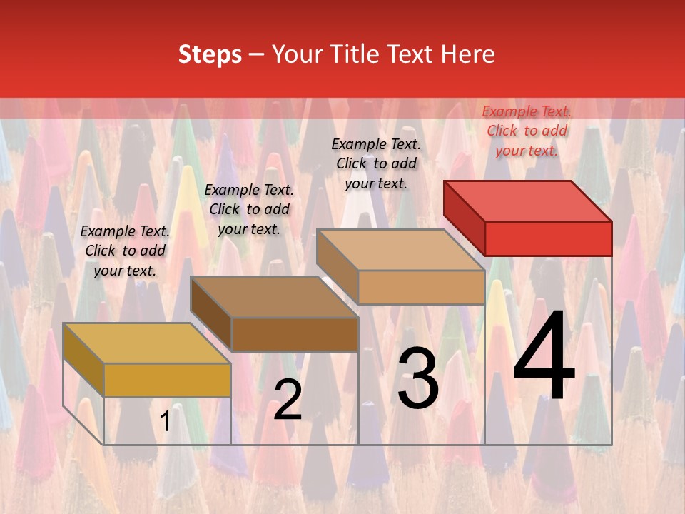 Set Of Pencils PowerPoint Template