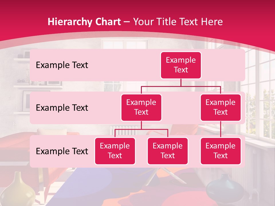 High-Tech Room Interior PowerPoint Template