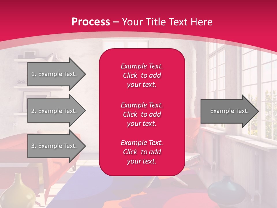 High-Tech Room Interior PowerPoint Template