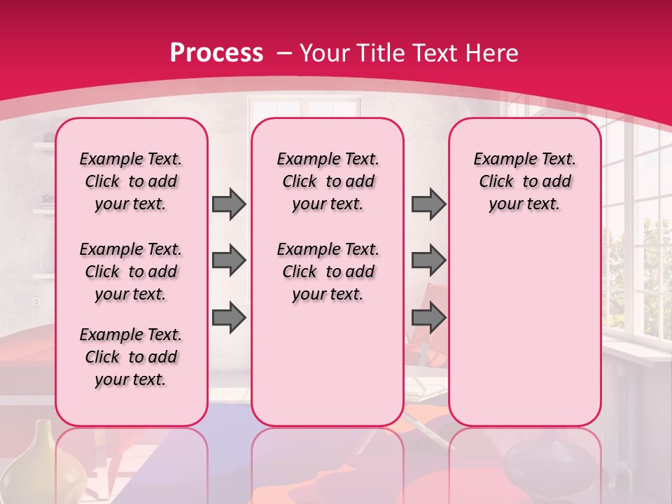 High-Tech Room Interior PowerPoint Template