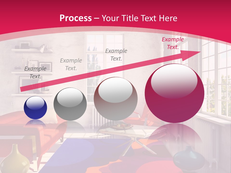 High-Tech Room Interior PowerPoint Template