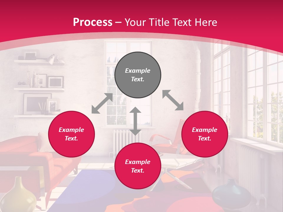 High-Tech Room Interior PowerPoint Template