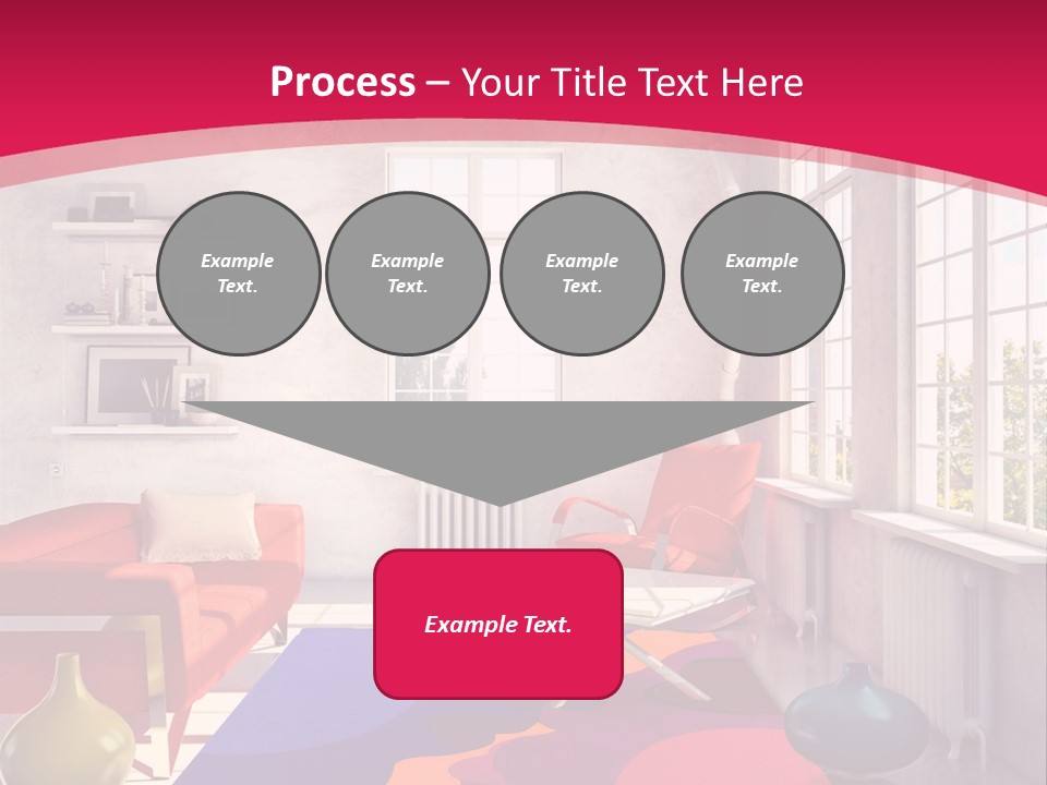 High-Tech Room Interior PowerPoint Template