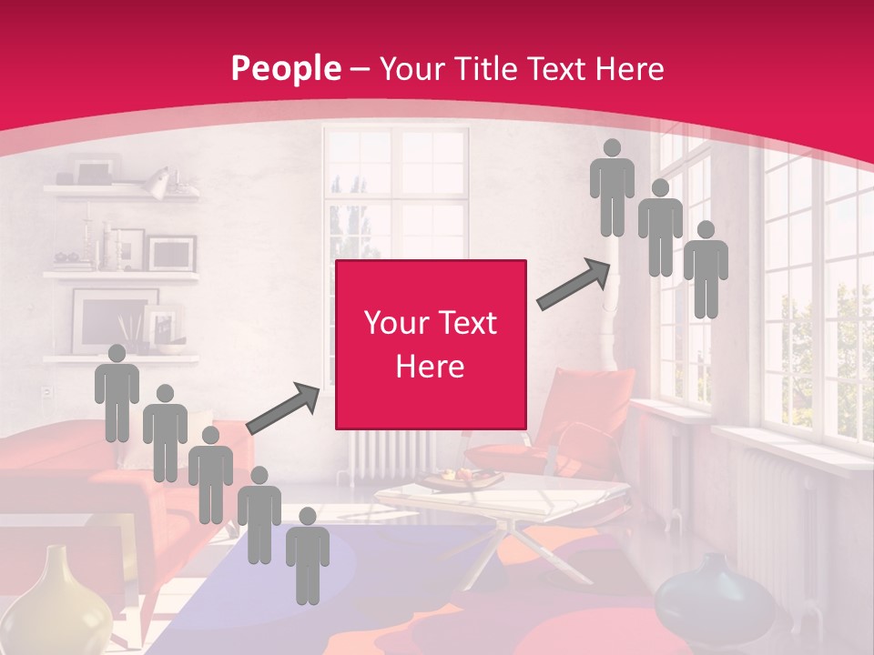 High-Tech Room Interior PowerPoint Template