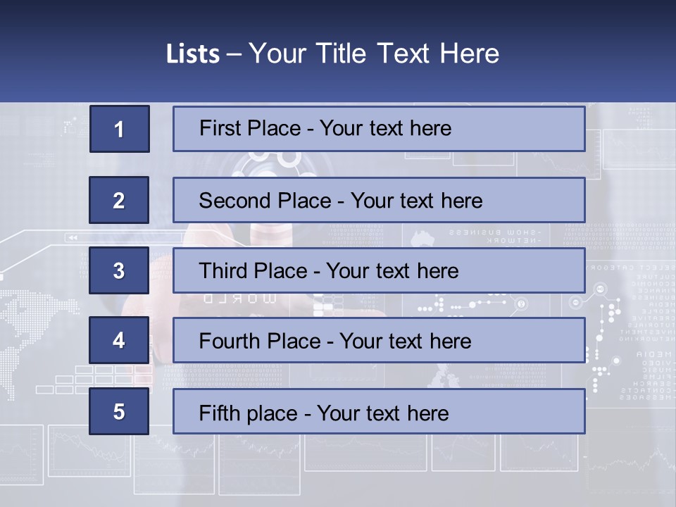 Touch Screen Analytics PowerPoint Template