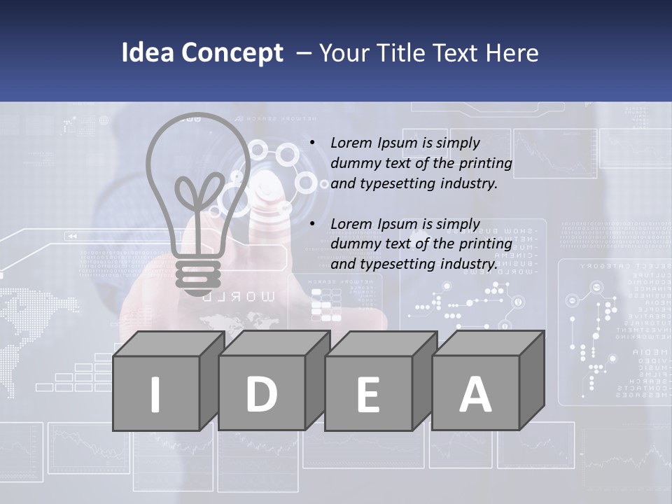Touch Screen Analytics PowerPoint Template