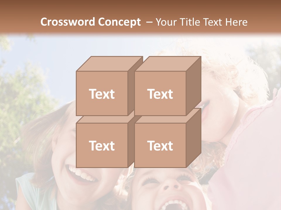 Smiling Children PowerPoint Template