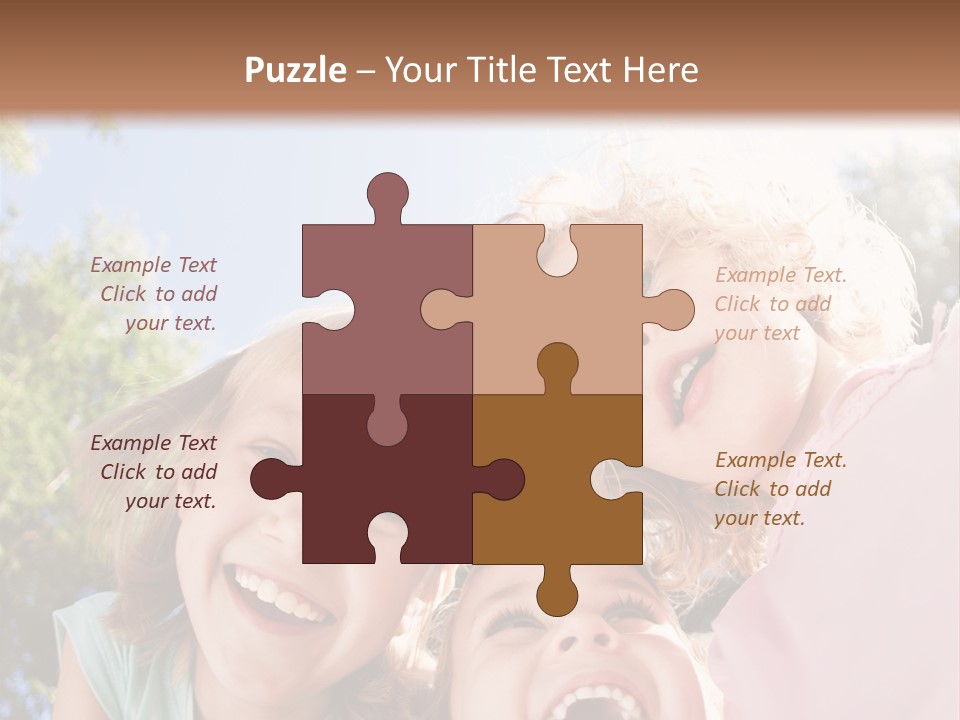 Smiling Children PowerPoint Template